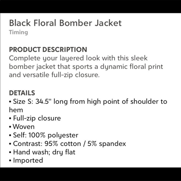 Floral bomber jacket - Picture 4 of 4